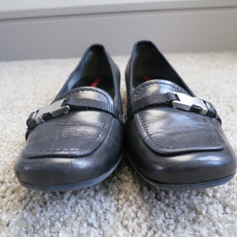 Prada Sport Black Loafers - Picture 3 of 8